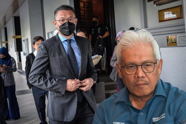 Datuk Seri Sim Choo Thiam kroni Hamzah Zainuddin didakwa minta rasuah RM15 juta projek KDN